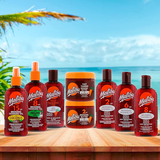 Malibu Fast Bronzing Tanning Butter variants