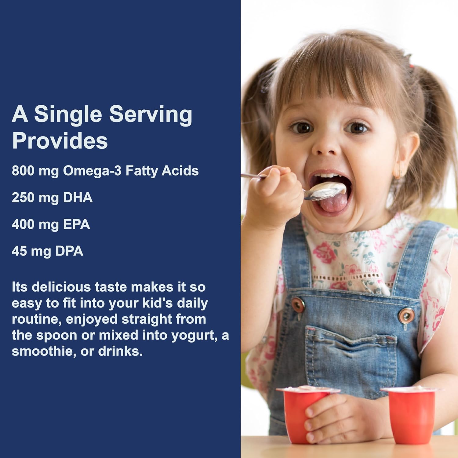 How to Use: Carlson Kids fish oil liquid teaspoon daily use omega supplement