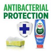 Fairy Max Power Tea Tree Antibacterial Washing Up Liquid 370ml ingredient information panel