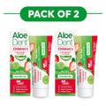 Aloe Dent Children's Aloe Vera Gel Toothpaste Strawberry 50ml Pack of 2