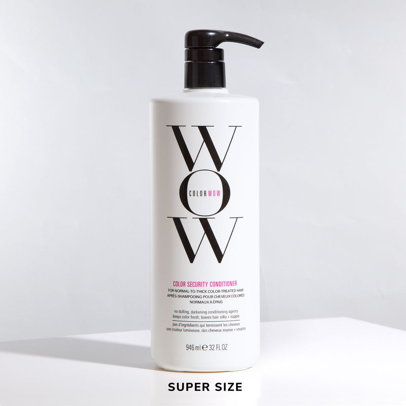 Color Wow Color Security Conditioner 946ml bottle for normal to thick hair on a clean background.