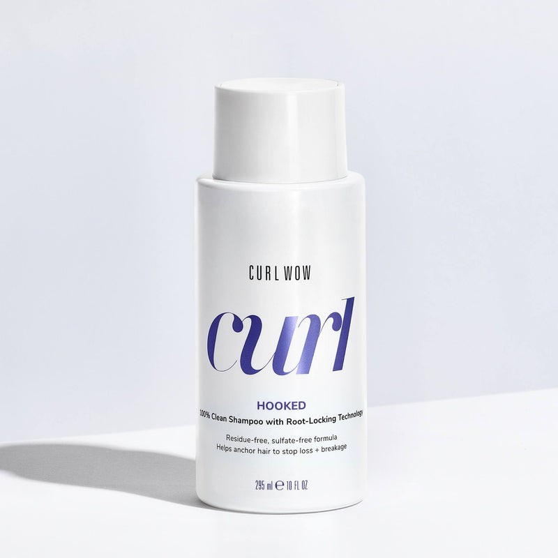 Color Wow Hooked 100% Clean Curl Shampoo 295ml bottle for curly hair.