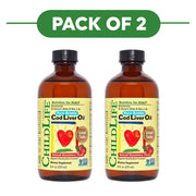 ChildLife Essentials Pure Arctic Cod Liver Oil Strawberry 237ml Pack of 2