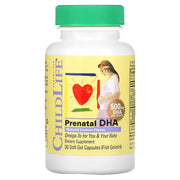 ChildLife Essentials Prenatal DHA 500mg softgels lemon flavour 30 capsules