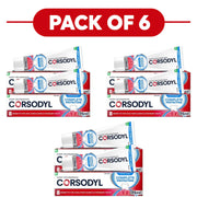Corsodyl Daily Gum Care Complete Protection Toothpaste 75ml Pack of 6