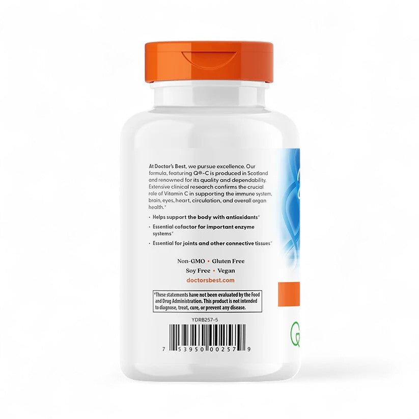 Doctor's Best Vitamin C – 1000mg, 120 - 360 Veggie Capsules