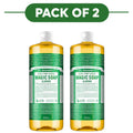 Dr. Bronner's Almond 18-in-1 Pure-Castile Liquid Soap 945ml Pack of 2
