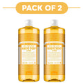 Dr. Bronner's Citrus 18-in-1 Pure-Castile Liquid Soap 945ml Pack of 2