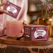 How to Use: Four Sigmatic Elixir packet contents being poured into a mug.