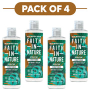Faith In Nature Coconut Hydrating Conditioner 400ml Pack of 4