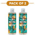 Faith In Nature Jojoba Smoothing Shampoo 400ml Pack of 2
