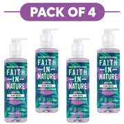 Faith In Nature Lavender & Geranium Relaxing Hand Wash 400ml Pack of 4