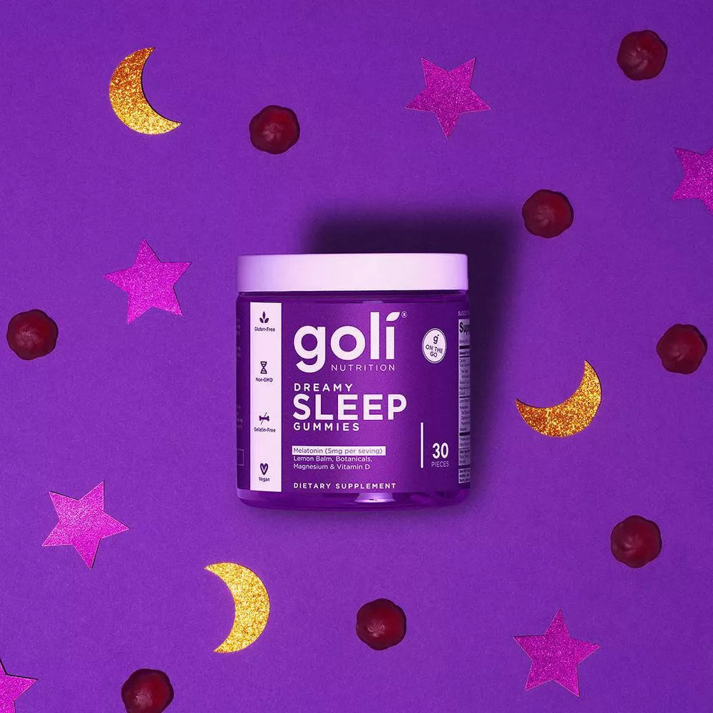 Goli Nutrition Dreamy Sleep Gummies 5mg Melatonin 30 Count