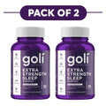 Goli Nutrition Extra Strength Sleep Gummies 10mg Melatonin 50 Count Pack of 2