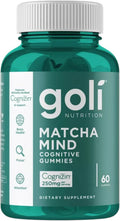 Goli Nutrition Matcha Mind Cognitieve Gummies 60 Stuks