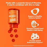 Goli Nutrition Triple Action Immune Gummies 60 Count