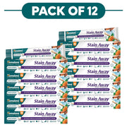 Himalaya Stain Away Herbal Toothpaste 75ml Pack of 12