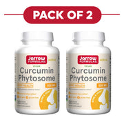 Jarrow Formulas Curcumin Phytosome 500mg 120 Veggie Capsules Pack of 2