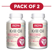 Jarrow Formulas Krill Oil Omega-3 Complex 60 Softgels Pack of 2