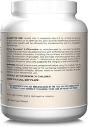 How to Use Image: Jarrow Formulas L-Glutamine powder 1000g mixing instructions unflavoured