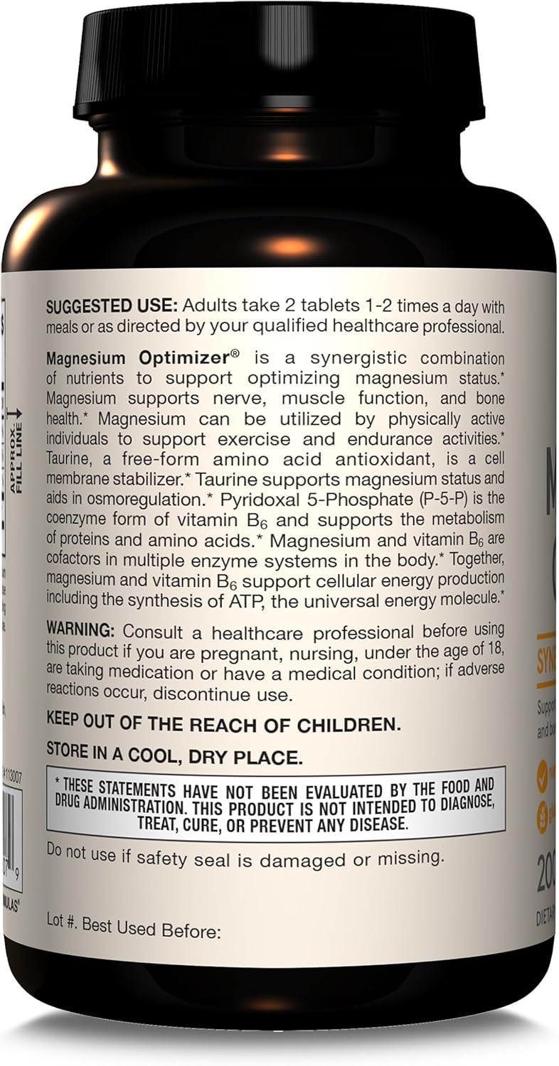 How to Use Image: Jarrow Formulas Magnesium Optimizer tablets usage instructions 200 count