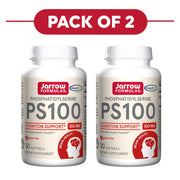 Jarrow Formulas Phosphatidylserine PS100 100mg 30 Softgels Pack of 2