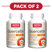 Jarrow Formulas Quercetin 500mg 30 Veggie Capsules Pack of 2