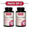 Jarrow Formulas Toco-Sorb Tocotrienols Vitamin E 60 Softgels Pack of 2
