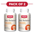 Jarrow Formulas Zinc Balance 100 Veggie Capsules Pack of 2