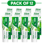 Aloe Dent Triple Action Aloe Vera Gel Toothpaste 100ml Pack of 12