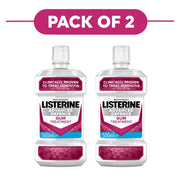 Listerine Advanced Defence Gum Treatment Mouthwash 500ml Pack of 2
