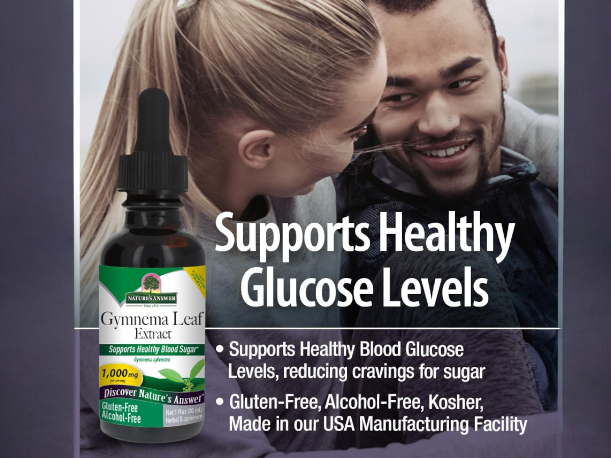 Nature’s Answer Gymnema Leaf Alcohol-Free Liquid Extract - 30ml