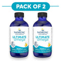 Nordic Naturals Ultimate Omega 2840mg Lemon Liquid Fish Oil 119ml Pack of 2