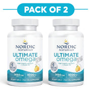 Nordic Naturals Ultimate Omega Xtra 1480mg 60 Soft Gels Pack of 2