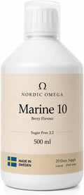 Nordic Omega Marine Collageen 10 Vloeibaar Bes 500ml