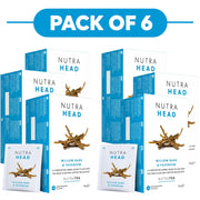 NutraTea NutraHead Willow Bark & Feverfew Herbal Tea 20 Tea Bags Pack of 6
