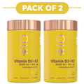 Nutriburst Vitamine D3 & K2 Gummies - 2000IU D3 + 100µg K2 MK7 - 60 Stuks