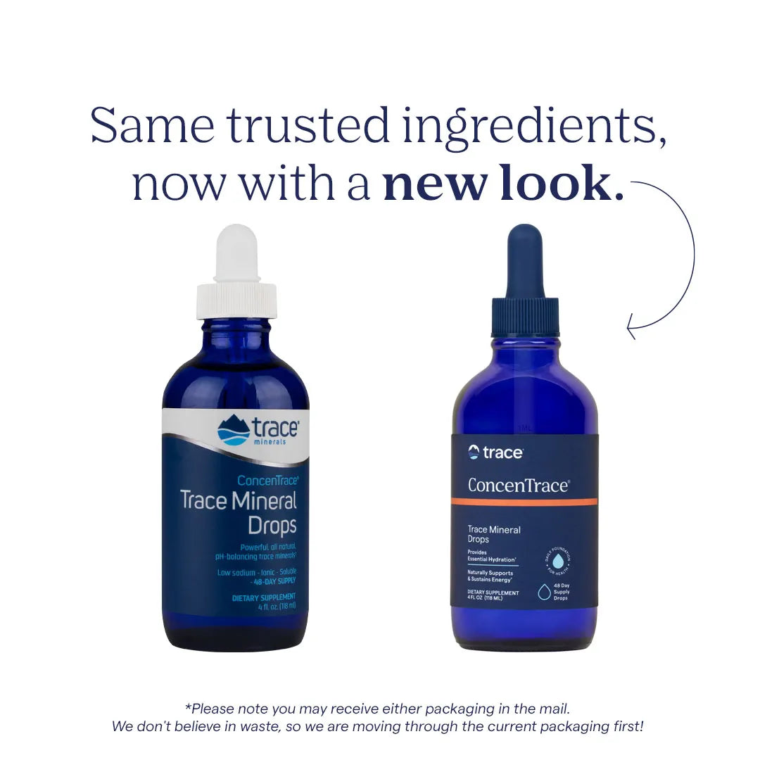 Trace Minerals ConcenTrace Trace Mineral Liquid Drops new look
