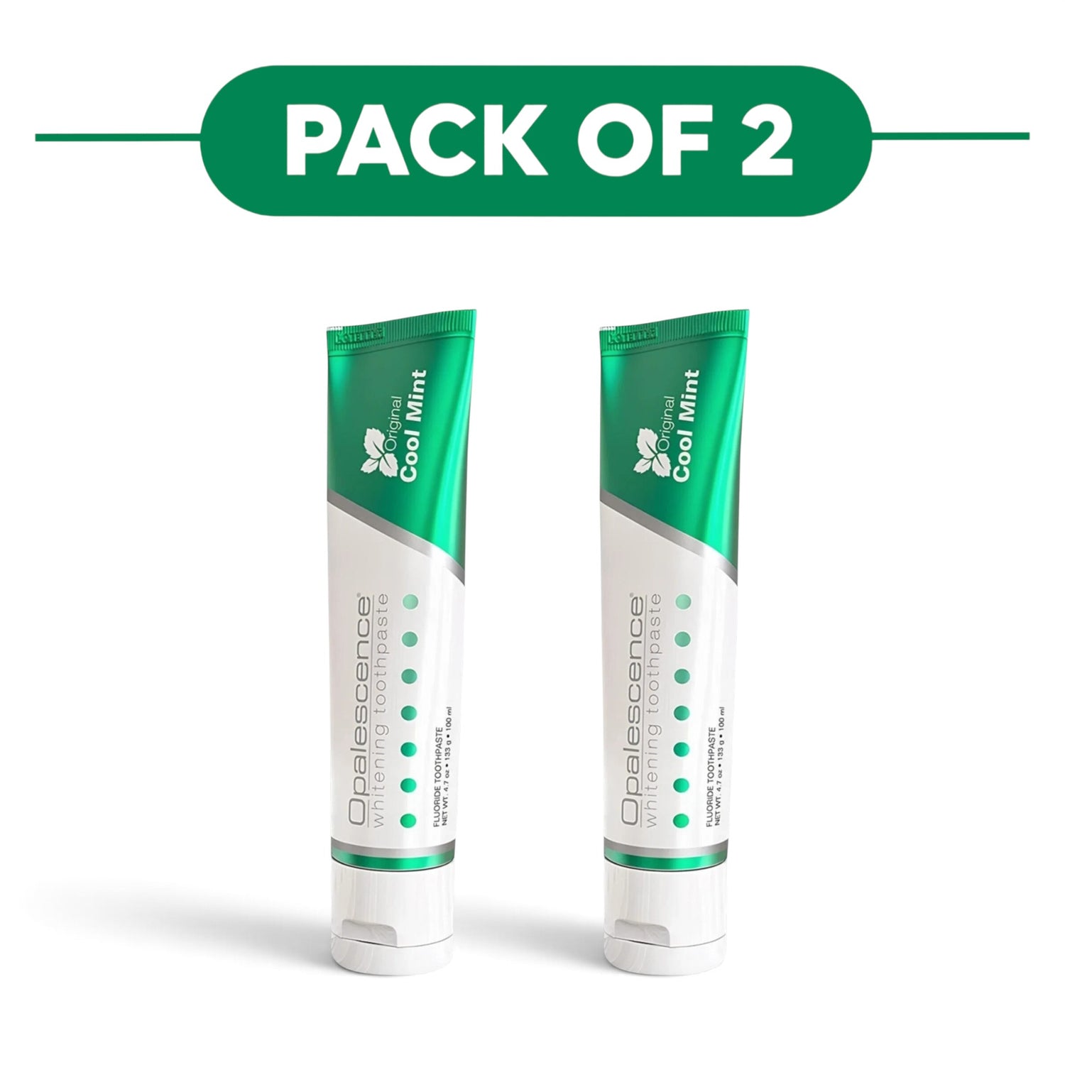 Opalescence Whitening Toothpaste Original Cool Mint 100ml Pack of 2