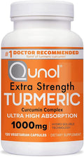 Qunol Turmeric Curcumin Complex 1000mg Capsules 120 Count