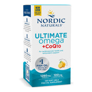 Nordic Naturals Ultimate Omega 1280mg + CoQ10 box - 120 Softgels