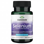 Swanson Selenium L-Selenomethionine Supplement bottle, 200 capsules.