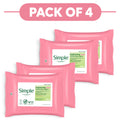 Simple Kind to Skin Brightening Cleansing Wipes 20 Wipes Pack of 4