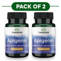 Swanson Apigenine 50mg 90 vegan capsules, verpakking van 2