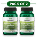 Swanson Ashwagandha Extract 450mg 60 Capsules Set van 2