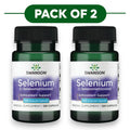 Swanson Selenium L-Selenomethionine 200mcg 120 Capsules Set van 2