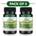 Swanson Arjuna Schors 10:1 Extract 40mg 60 Capsules Set van 2
