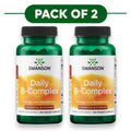 Swanson Dagelijkse B-Complex 100 Groentecapsules Set van 2