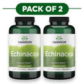Swanson Echinacea 400mg Kruiden Supplement 100 Capsules Set van 2