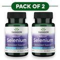 Swanson Albion Selenium Glycinaat 200mcg 90 Vegan Capsules Set van 2